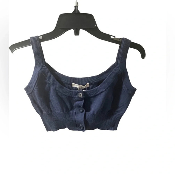 Anthropology, Truly Madly Deeply Cropped Sweater Tank, NWT Size Medium - Picture 1 of 4